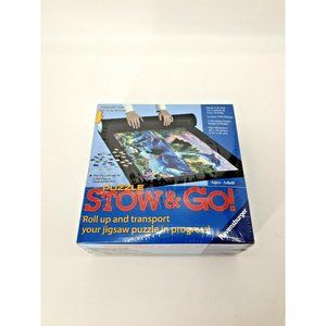 Ravensburger Puzzle Stow & Go Mat Storage Hobby Keeper 46" by 26" Black Felt